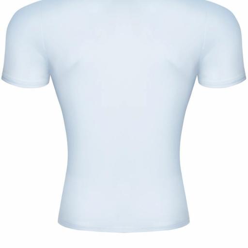 Camiseta blanca cuello de pico [3]