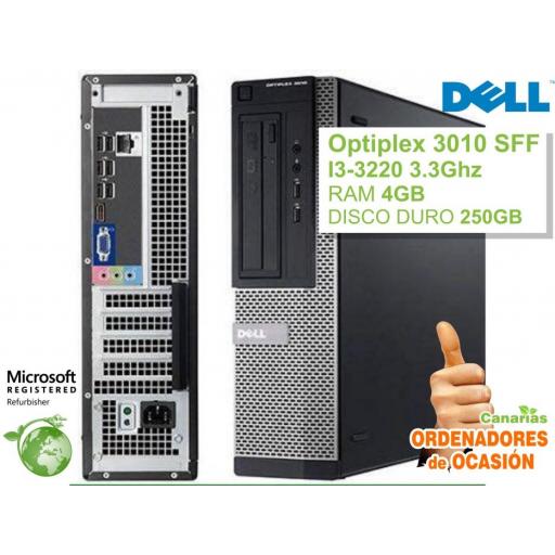 Intel Core i3-3220 3.30Ghz 4GB 250GB - Dell Optiplex 3010 SFF [0]