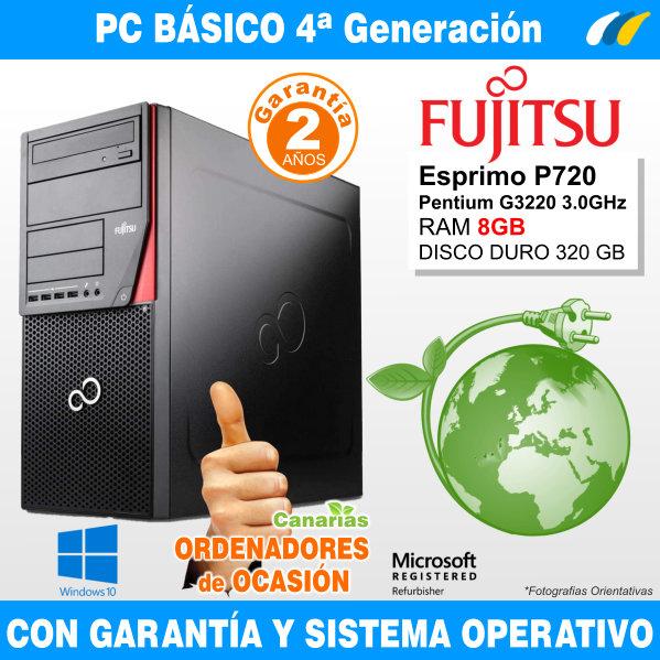 Intel Pentium G32 3 00ghz 8gb 3gb Fujitsu Esprimo P7 Tower A Consultar