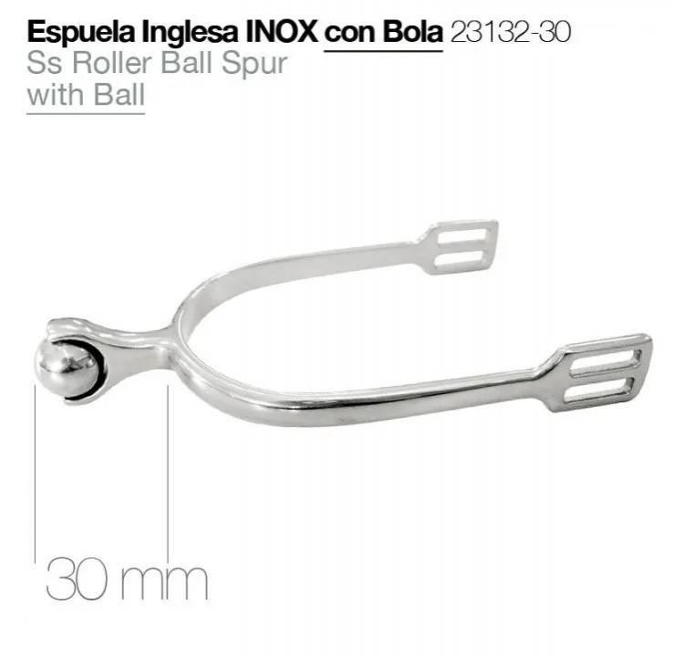 ESPUELA INGLESA INOX CON BOLA 23132-30