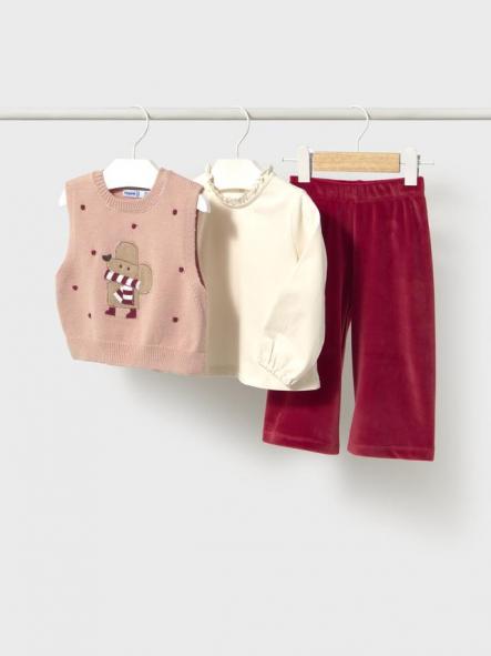 Conjunto 3 Piezas Chaleco Mayoral 2559-42 [0]