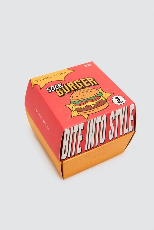 Pac Calcetines Burguer Ysabel Mora 17501
