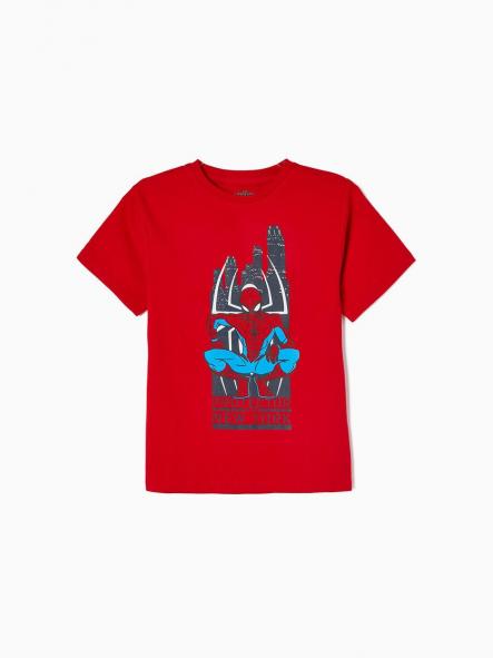 Camiseta Zippy Spiderman Rojo