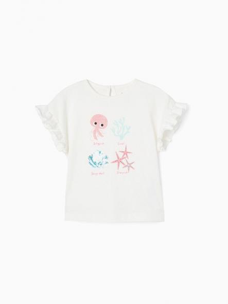 Camiseta Zippy Blanco Sea Criatures
