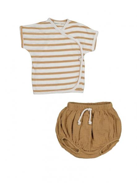 Conjunto Beans Rayas Tan [0]