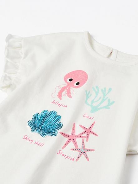 Camiseta Zippy Blanco Sea Criatures [1]