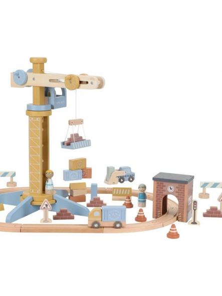 Set Construcción Grua Little Dutch LD2542