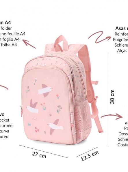 Mochila Tutete Blossom Birds [5]