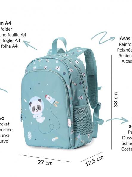 Mochila Tutete Pandas in Space [5]