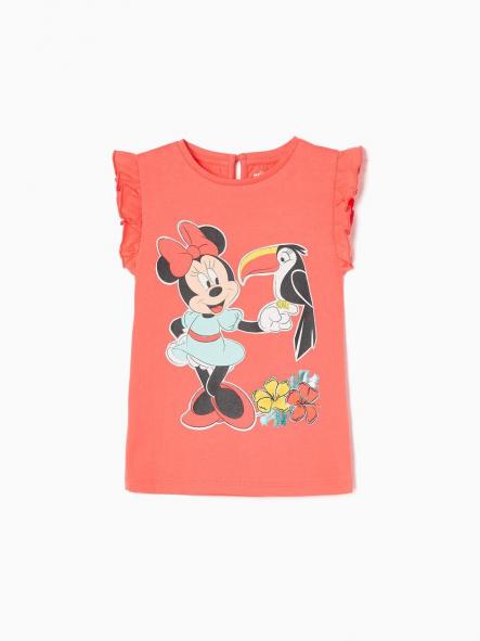 Camiseta Zippy Minnie Coral