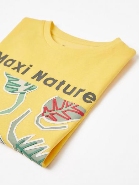 Camiseta Zippy Maxi Nature Amarillo [2]