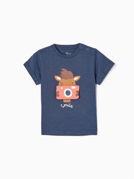 Camiseta Zippy Smile Azul Llama [1]