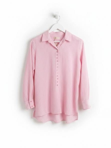Camisa Laia Laffaure Rayas Rosa