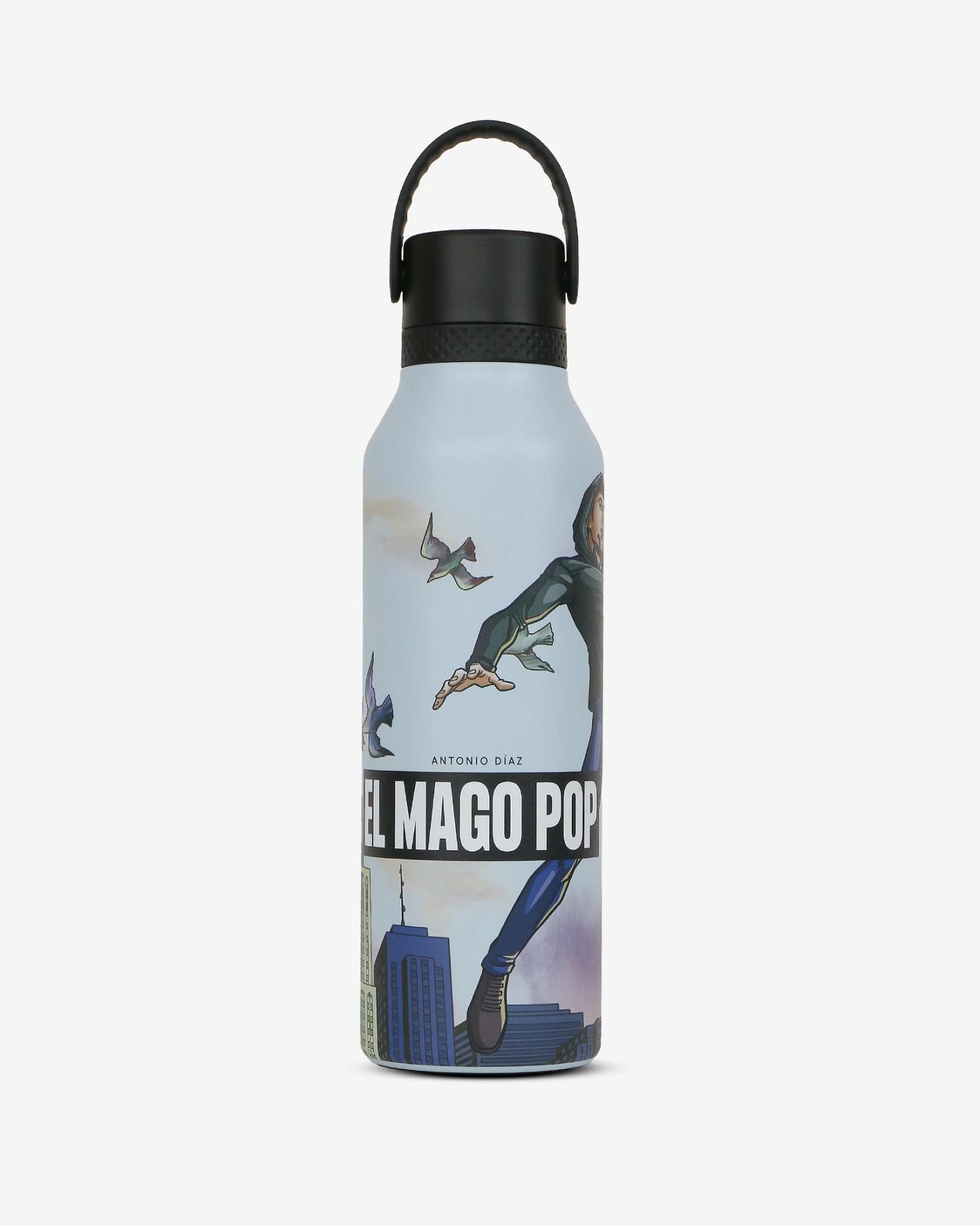 Botella Termo Runbott 600ML El Mago Pop Empire