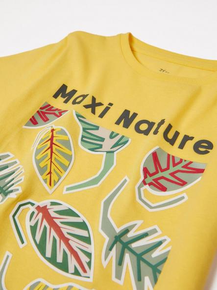 Camiseta Zippy Maxi Nature Amarillo [3]