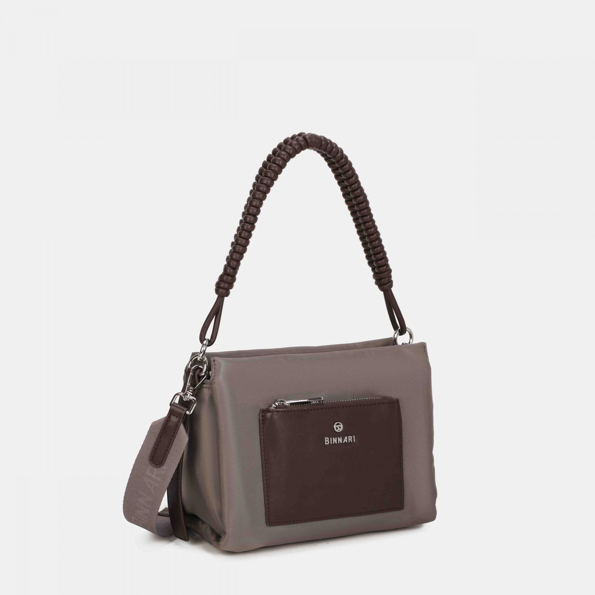 Bolso Bandolera Binnari Oslo Taupe 21352