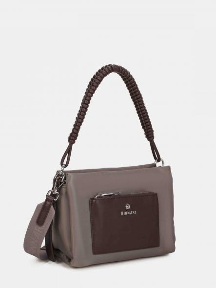 Bolso Bandolera Binnari Oslo Taupe 21352