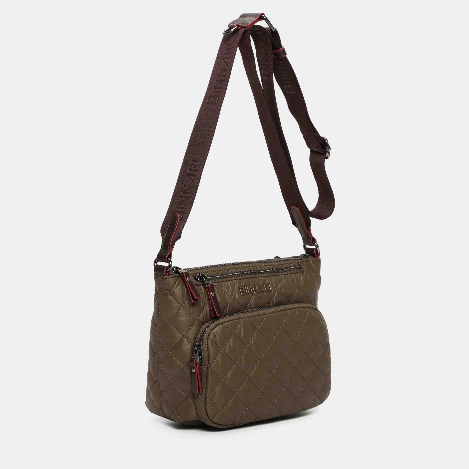 Bolso Bandolera Binnari Roma Kaki 21370