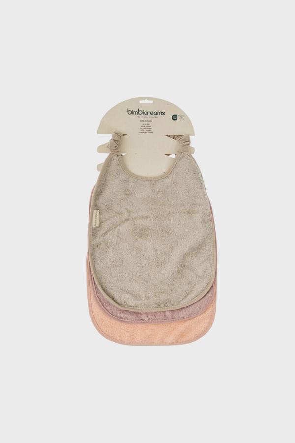 Babero Bimbidreams Basics Rosa