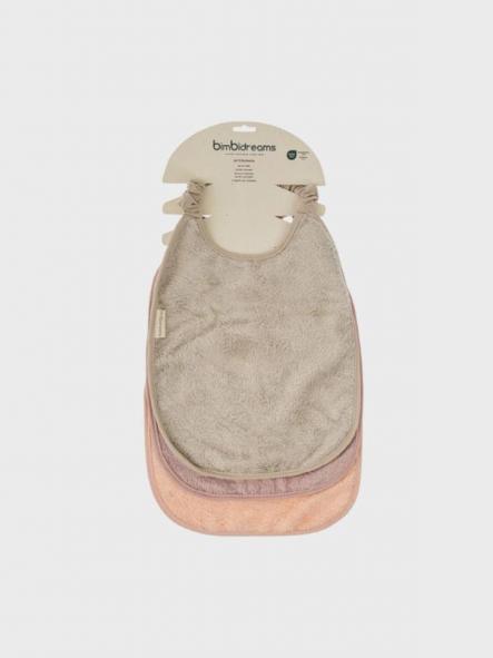 Babero Bimbidreams Basics Rosa
