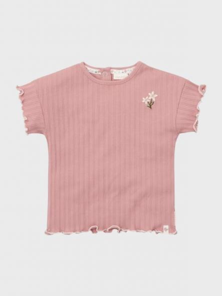 Camiseta Little Dutch Rosa Rubor [0]