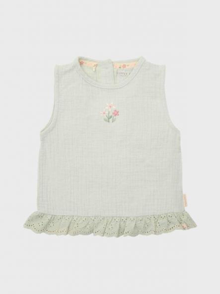 Top Muselina Little Dutch Verde
