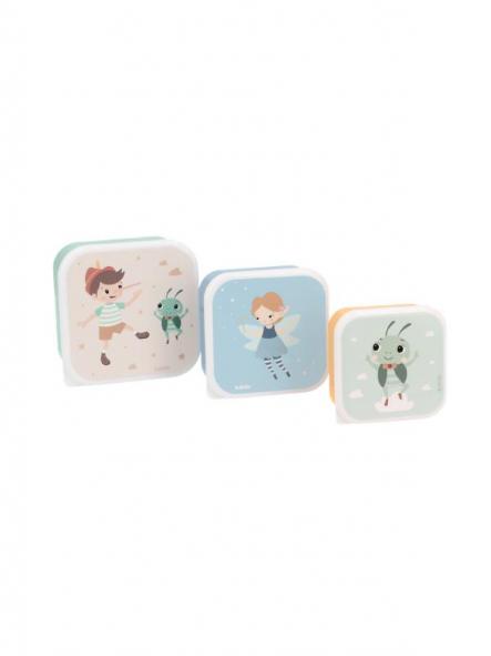 3 Cajas Almuerzo Tutete The Wooden Boy