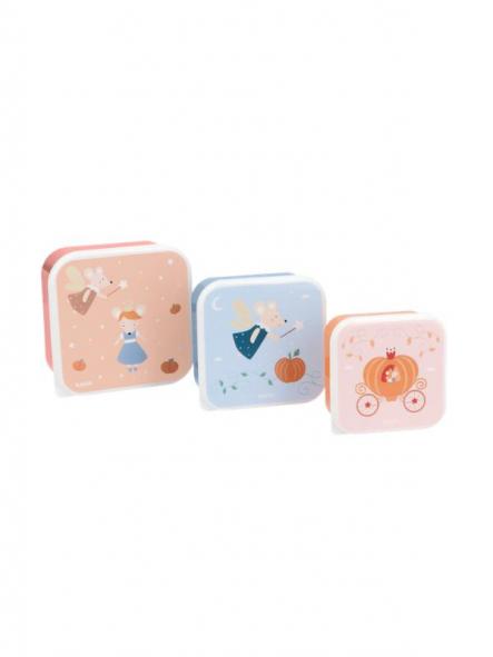 3 Cajas Almuerzo Tutete Mouse Fairies