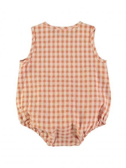 Pelele BabyClic Checks Rust [1]