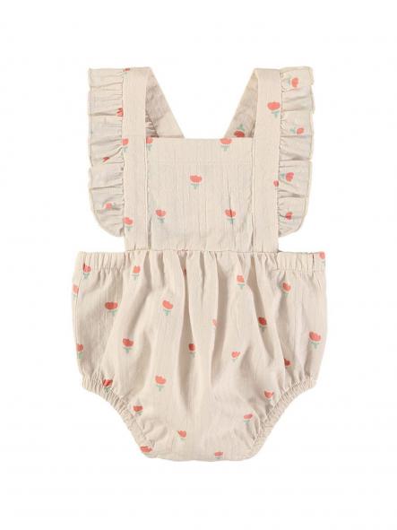 Pelele BabyClic Poppies Ecru [1]