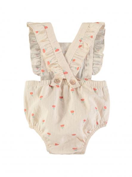 Pelele BabyClic Poppies Ecru [2]