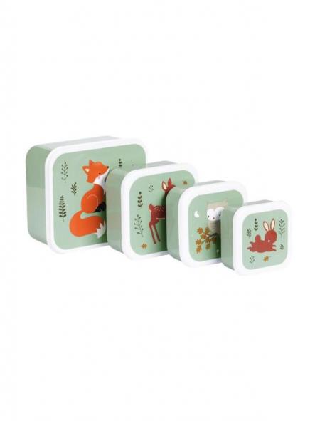Set 4 Cajas A Little Lovely Company Fox