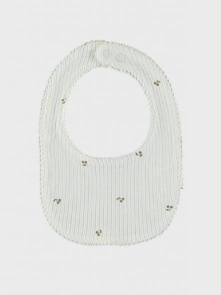 Babero Lillymom Cherries Nougat