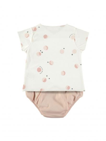 Top + Culotte BabyClic Luna Pink [2]