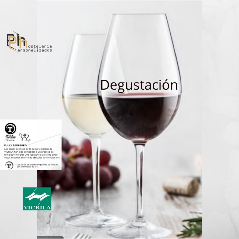 Copa vino personalizada Degustación 47 cl. grabada, tallada o serigrafiada  con tu logo en la medida óptima