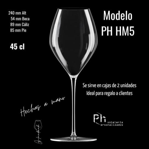 Copas de Vino Sopladas y Personalizadas PH MADEHAND2