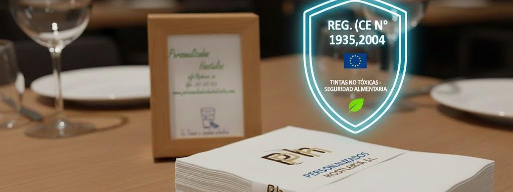 Normativa de Tintas para Servilletas Personalizadas: Reglamento (CE) Nº 1935/2004