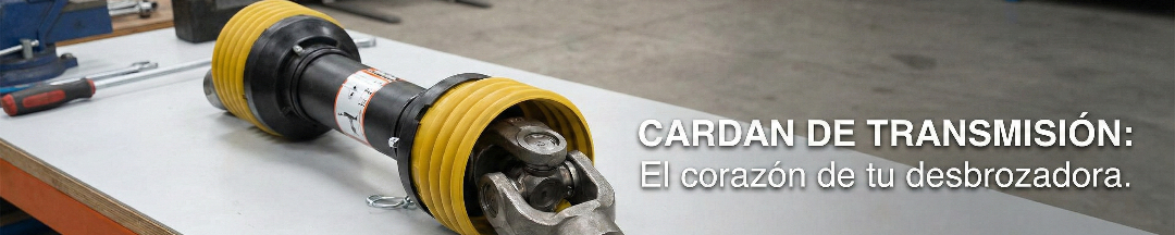 Qué es un cardán estándar para desbroce y cómo elegir el cardan agrícola adecuado