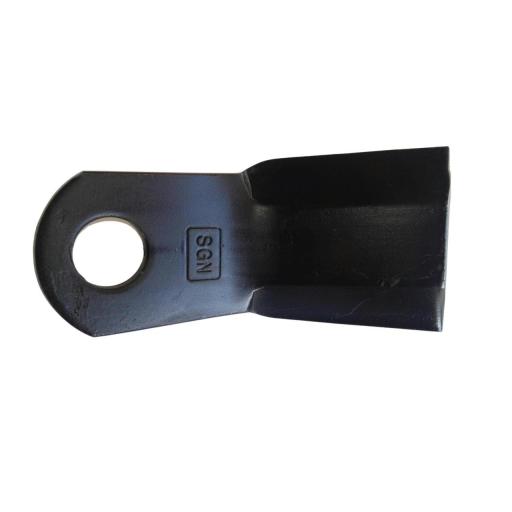 Cuchilla para tractor 300×8 mm — eje 25,4 mm (plana / curva)