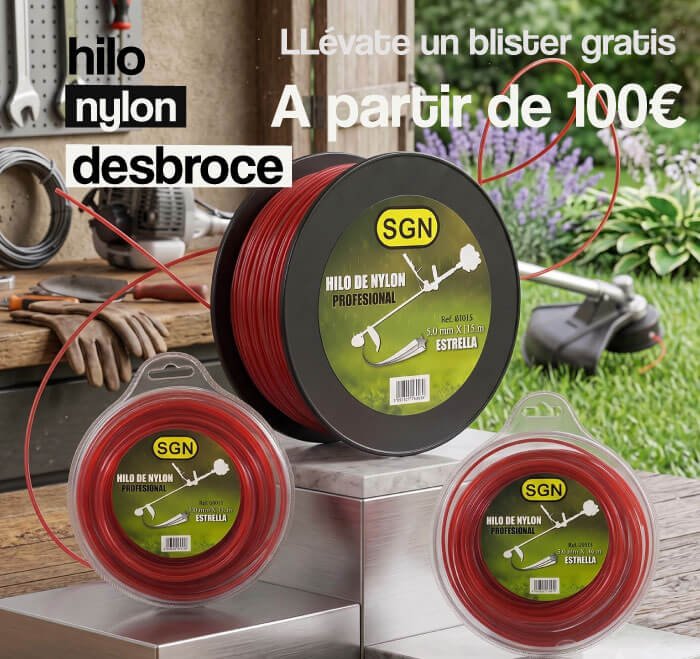 descuento hilo-estrella para desbroce sugenor