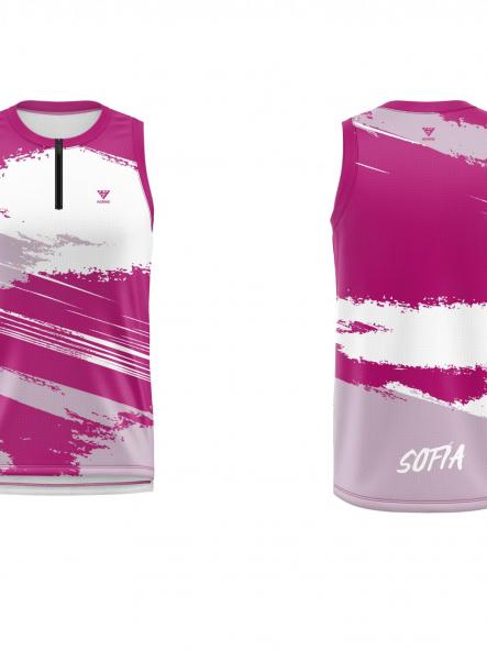 Camiseta Trail Running  Sin Mangas  3002 Pink [1]