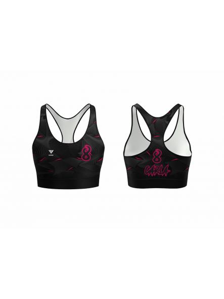 Top Deportes Playa D1017 - Black and Pink [1]