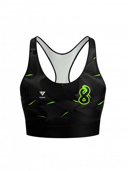 Top Deportes Playa D1017 - Black and Green