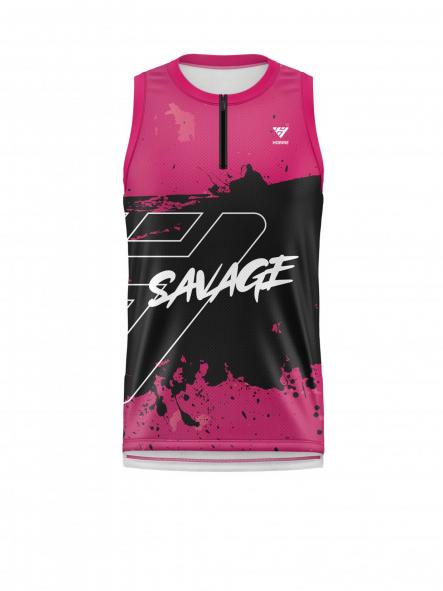 Camiseta Trail Running  Sin Mangas  3001 Rosa