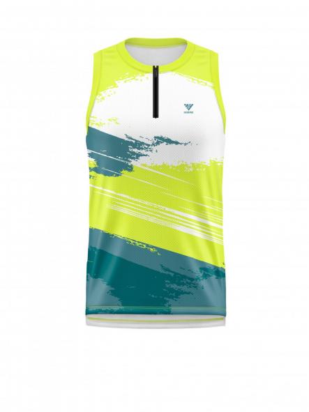 Camiseta Trail Running  Sin Mangas  3002 Lemon