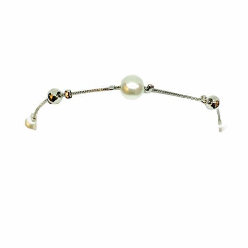 Pulsera cadena con perlas intercaladas [0]
