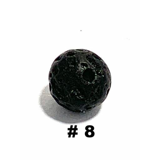 Piedra lava negra 10mm