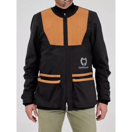 Chaqueta Impermeable Microfibra (Marrón-Negra) [0]