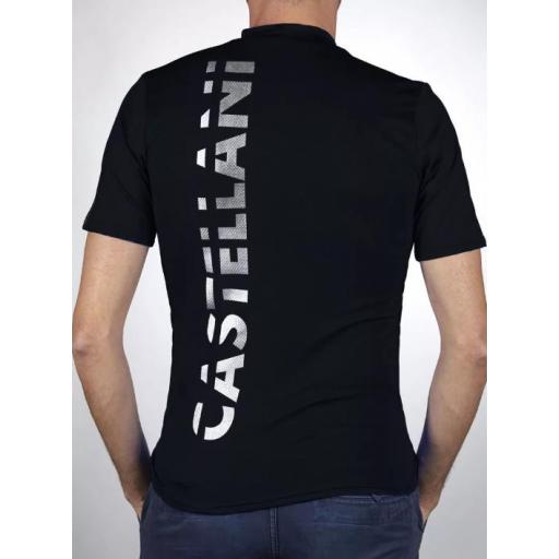 Camiseta Técnica Manga Corta Negra [1]