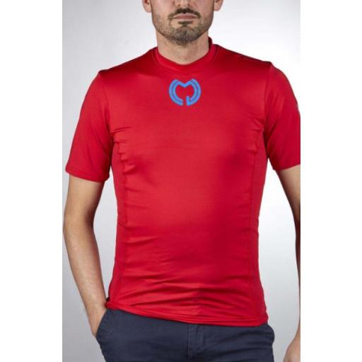 Camiseta Técnica Manga Corta Roja [0]